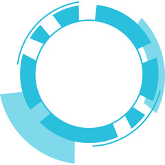 Naklejka premium Tech Circle Frame