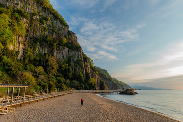The lava columns in Bartın were formed as a result of the cooling and crystallization of lava...