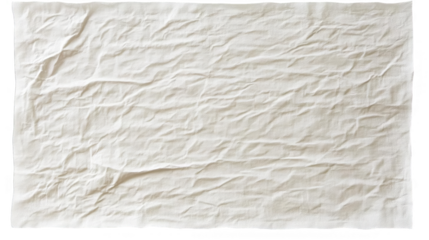 Abstract Background Of Crumpled White Paper Sheet Texture In Close Up Shot
