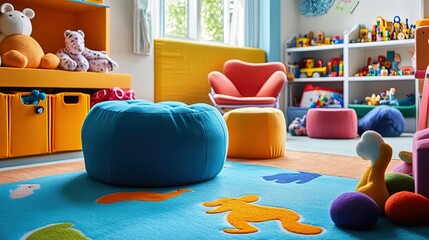 Colourful children room 
