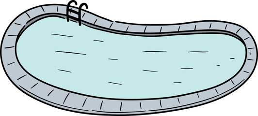Illustration of swimming pool
