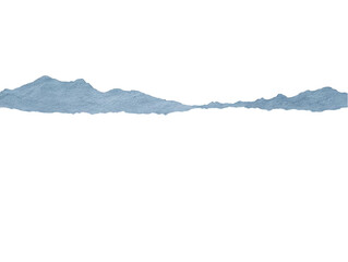 Obraz premium Abstract Blue Mountain Line Illustration On A Transparent Background