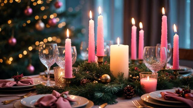 beautifully decorated Christmas table with candles and glasses near the tree_g_1_4_1.png