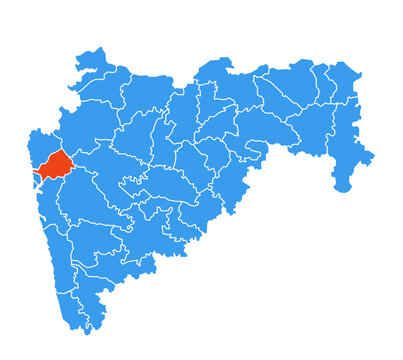 Thane district map