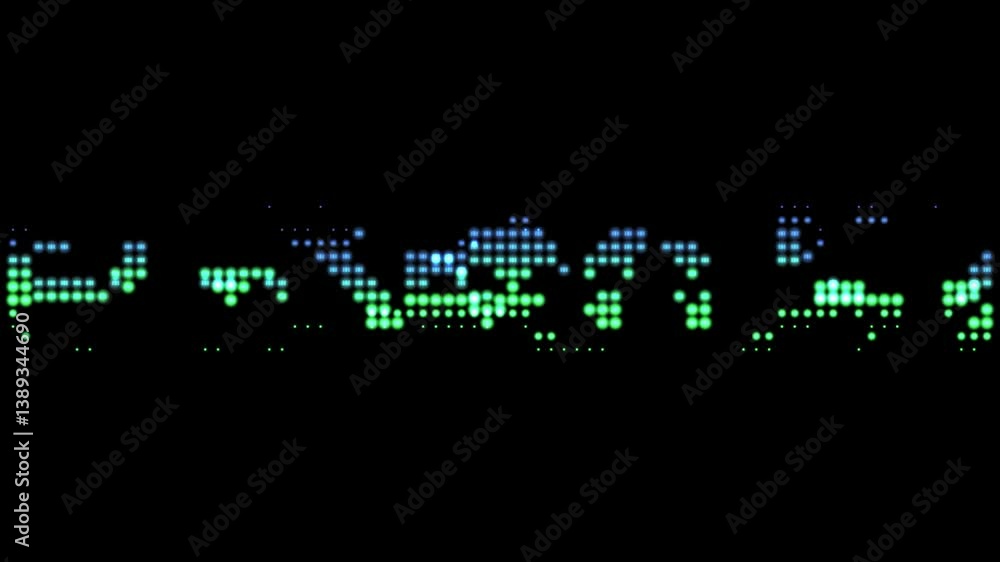 Poster abstract music equalizer audio beat rhythm sound multicolor bars animation. abstract colorful vj loo