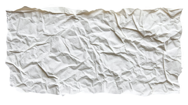 Abstract Torn Paper Texture Background Isolated on Transparent Background