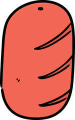Illustration of sausage
