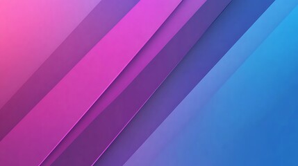 Obraz premium Abstract diagonal lines in pink, purple, and blue gradient.