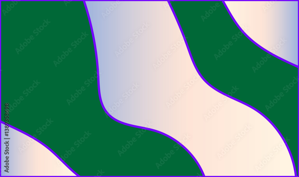 Fototapete abstract wavy wallpaper. vector background with smooth gradients and simple shapes, perfect for web 