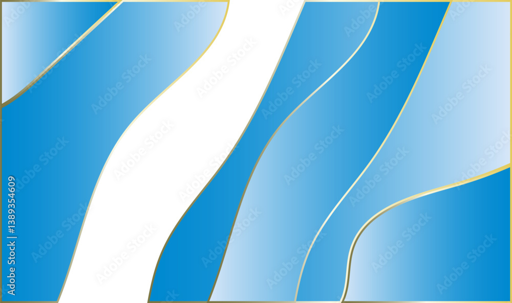 Fototapete vector light blue background with smooth gradients and simple shapes, ideal for web and graphic desi