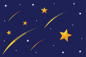 night sky with stars