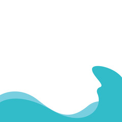Wave Footer Illustration