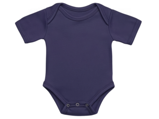 Isolated Blue Baby Onesie Isolated On Transparent Background Illustration