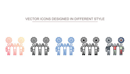 Motivation icon design with white background stock illustration