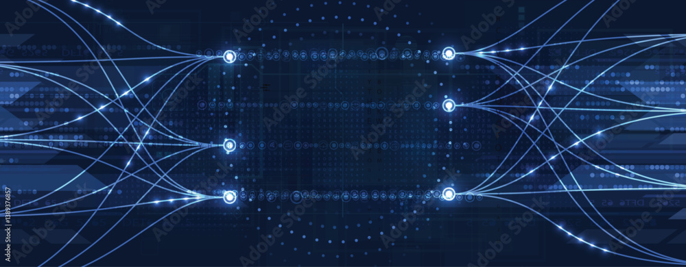 Poster Data technology and machine learning neural flow network
