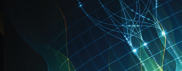 Data technology and machine learning neural flow network