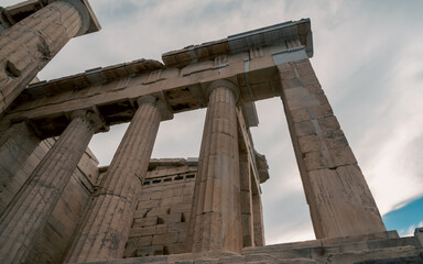 Naklejka premium ancient building in Athens Greece