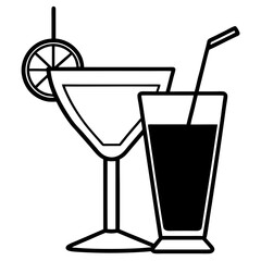 cocktail with ice