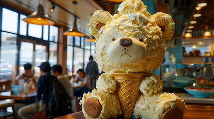 teddy bear ice cream
