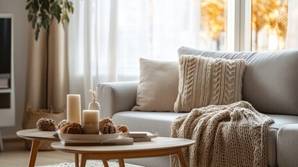 Boho-inspired sitting room with cozy design elements, soft natural light, and a warm, inviting atmosphere.
