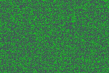 Grid of geometrical shapes in random colors