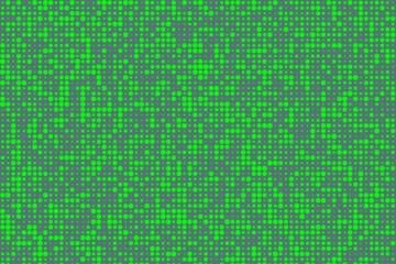 Grid of geometrical shapes in random colors