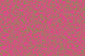Grid of geometrical shapes in random colors
