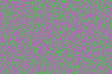 Grid of geometrical shapes in random colors