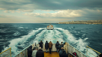 boat on the sea
