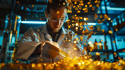 man in laboratory
