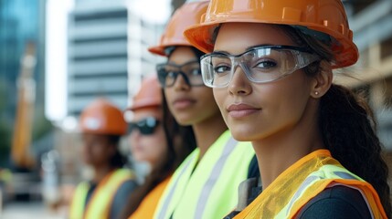 Confident Female Construction Workers
