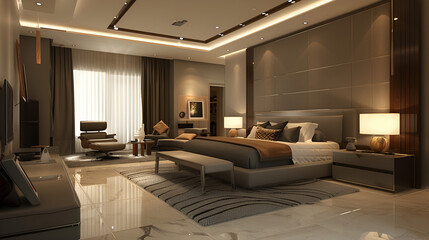 luxury hotel room