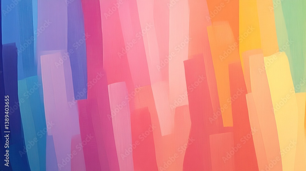 Poster colorful abstract pattern with soft gradient colors