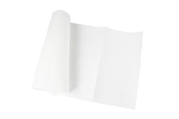 kitchen paper towel isolated on white or transparent png