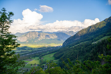 view from the mountain