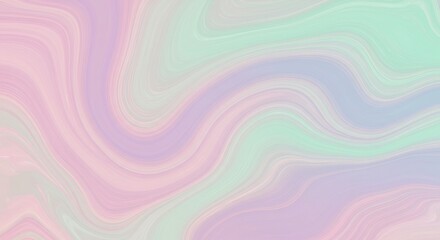 Obraz premium Pastel Swirls: A Stunning Abstract Marble Texture - Elegant, dreamy, fluid, serene, and calming pastel marble design. Perfect for backgrounds, websites, or prints