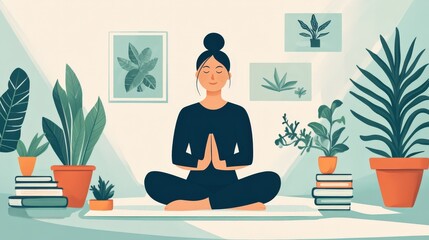 mental health awareness infographic presenting self-care strategies and stress management tips