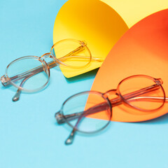 glasses and sunglasses