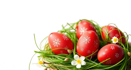 easter background flowers christianity grass cadless rabbit - ai generated