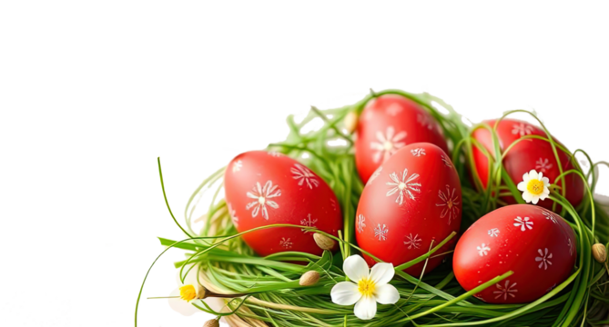 easter background flowers christianity grass cadless rabbit - ai generated