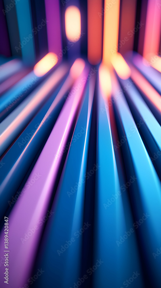 Poster abstract colorful geometric background with bright lines and gradient colors