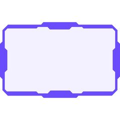 Obraz premium Futuristic Banner Interface