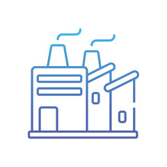 Factory  Vector icon