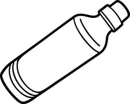recommend clip art: Water bottle line art vector, water bottle icon