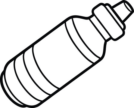 recommend clip art: Water bottle line art vector, water bottle icon