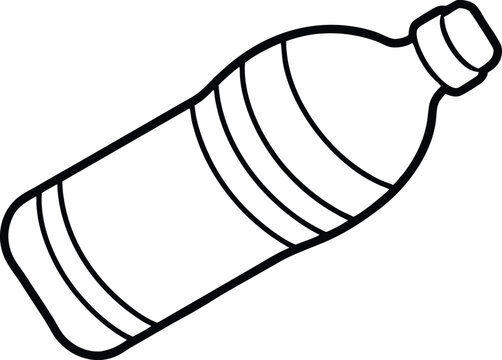 recommend clip art: Water bottle line art vector, water bottle icon