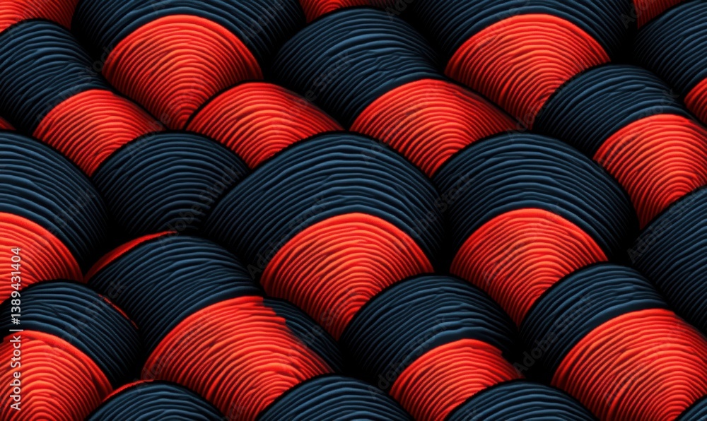Poster abstract red and blue wave pattern texture background