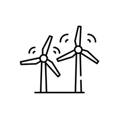 Wind Energy Vector icon