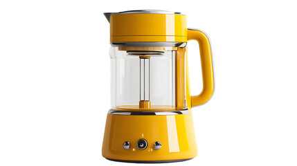 Modern Black Blender Isolated on Clean White Background for Professional Kitchen Concepts