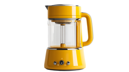 Modern Black Blender Isolated on Clean White Background for Professional Kitchen Concepts